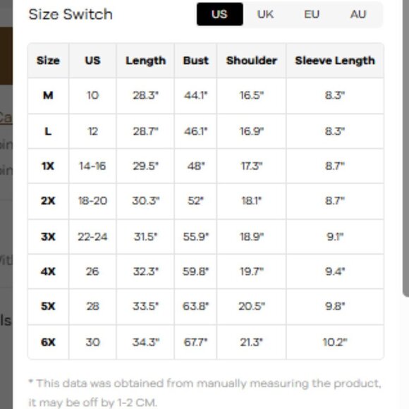 BloomChic Plus Size Colorblock Contrast Ruffle Tiered T-shirt 2XL us 18 - Picture 2 of 5